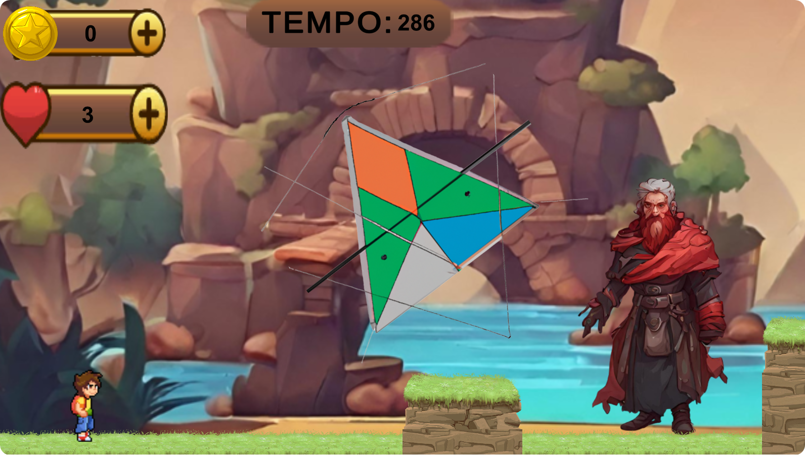 Jogo Herói da Matemática: Aventura Matemática estilo Super Mario